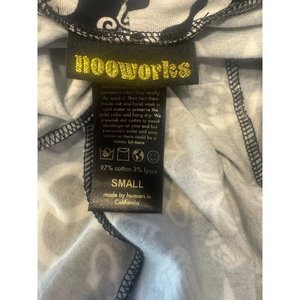 Nooworks Tonya Dress x While Odin Sleeps Odin Print Small Mock Neck Made in USA